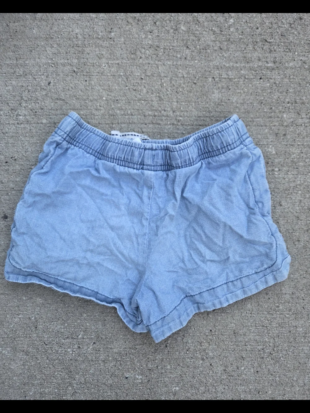 Carter's Light Blue Elastic Waist Shorts